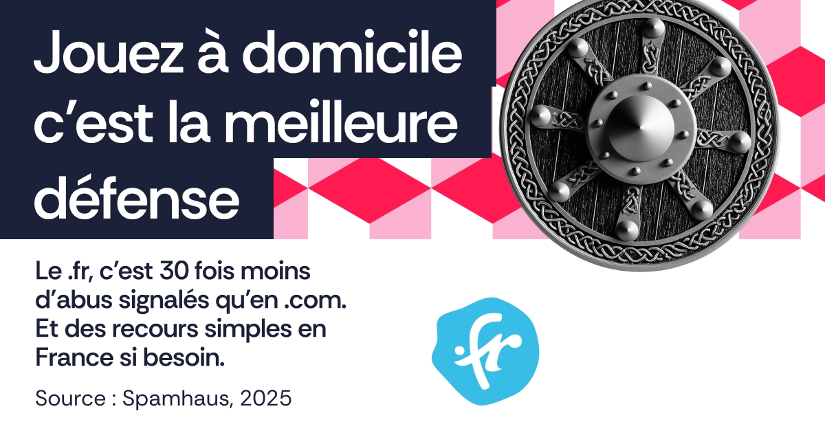 Bannière du kit Afnic : jouez à domicile, le .fr et ses recours simples en France