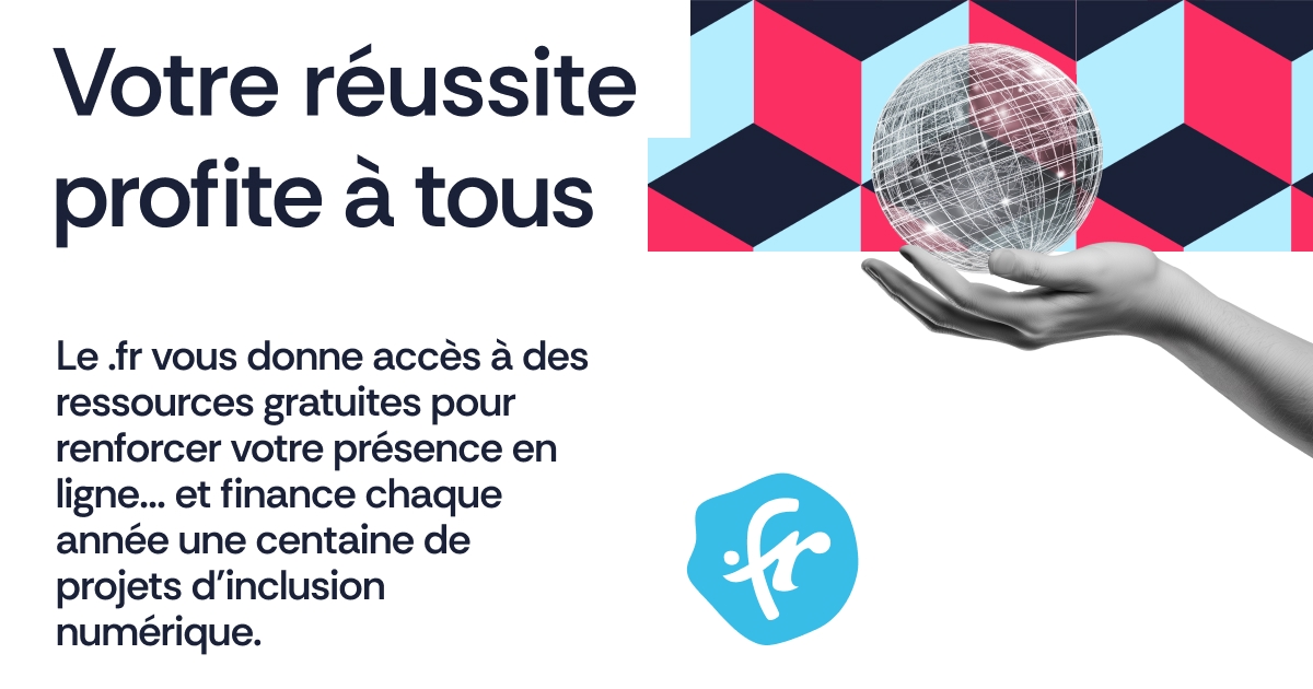 Bannière du kit Afnic : rejoignez ceux qui font le web en .fr