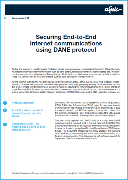 image DANE protocol