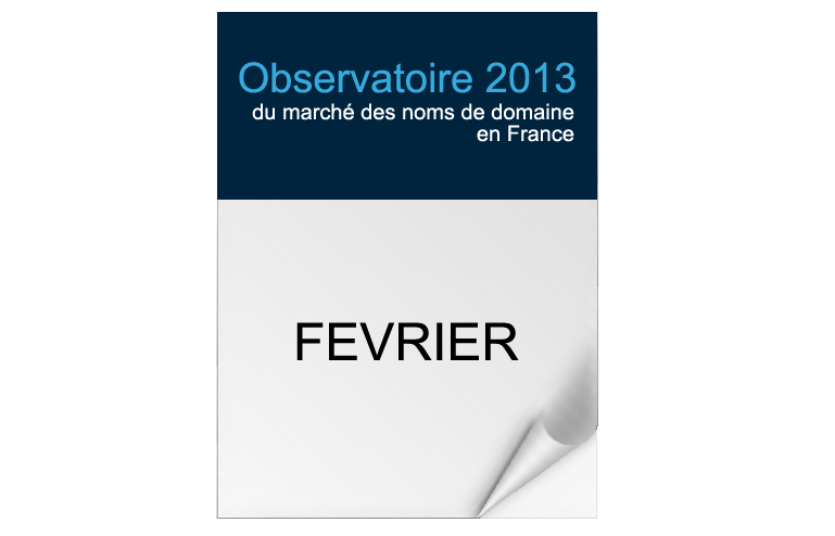 Edition 2013 - Observatoire du marché des noms de domaine en France