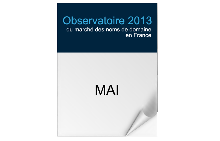 Edition 2013 - Observatoire du marché des noms de domaine en France