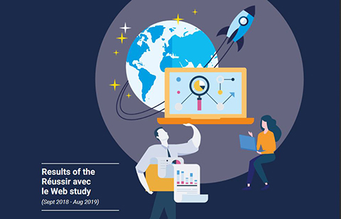 Visuel - Results of the Réussir avec le Web study 