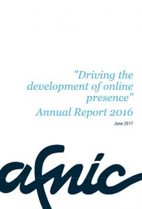 Afnic annual report 2016