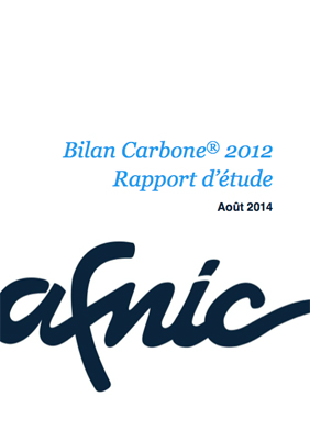 Couverture du bilan Carbone 2012