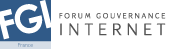 Logo du Forum sur la Gouvernance de l'Internet (FGI) France