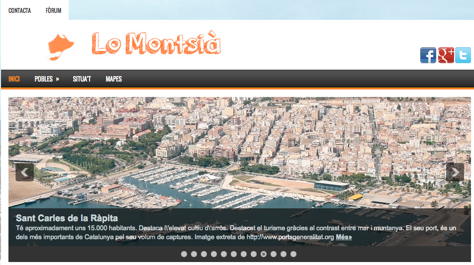 image montsia website
