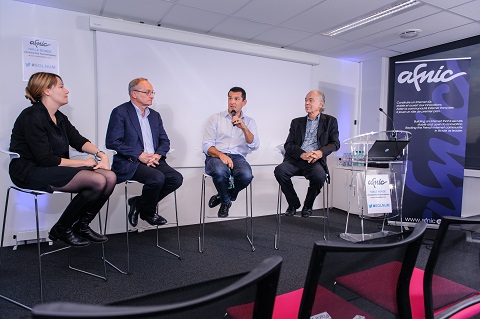 Intervenants à la table-ronde Afnic 