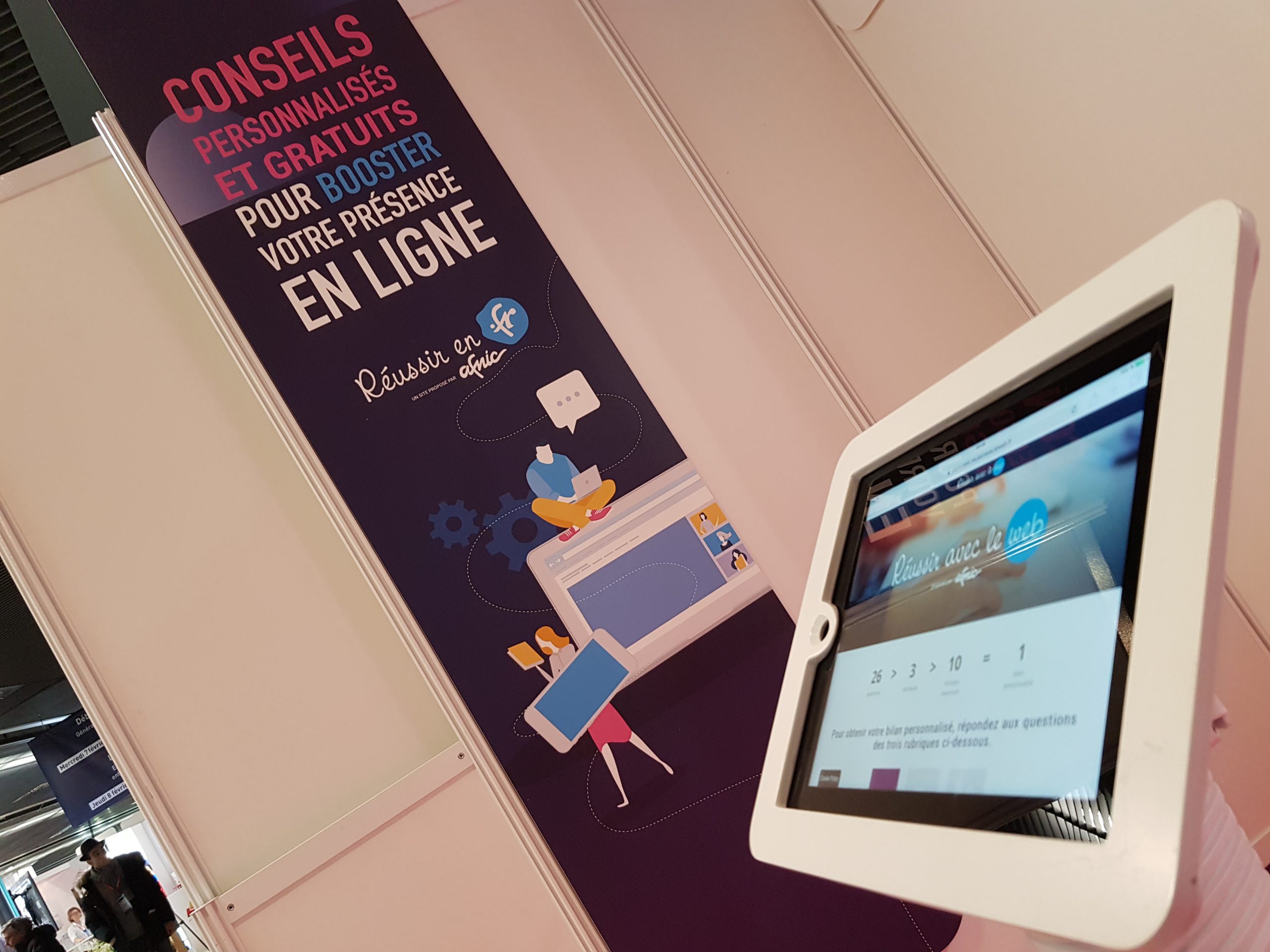 Dispositif « Réussir avec le web » au Salon des Entrepreneurs de Paris