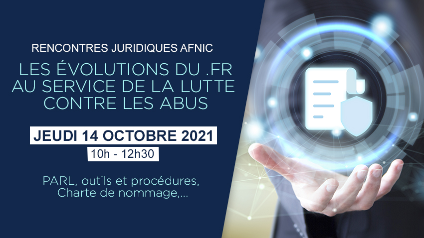 Rencontres Juridiques Afnic 2021