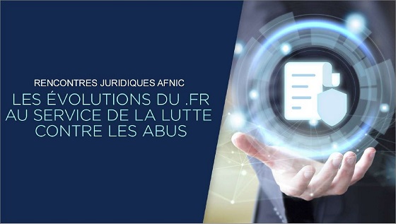 Support de présentation des Rencontres juridiques de l'Afnic 2021