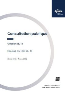 couverture hausse du prix du .fr