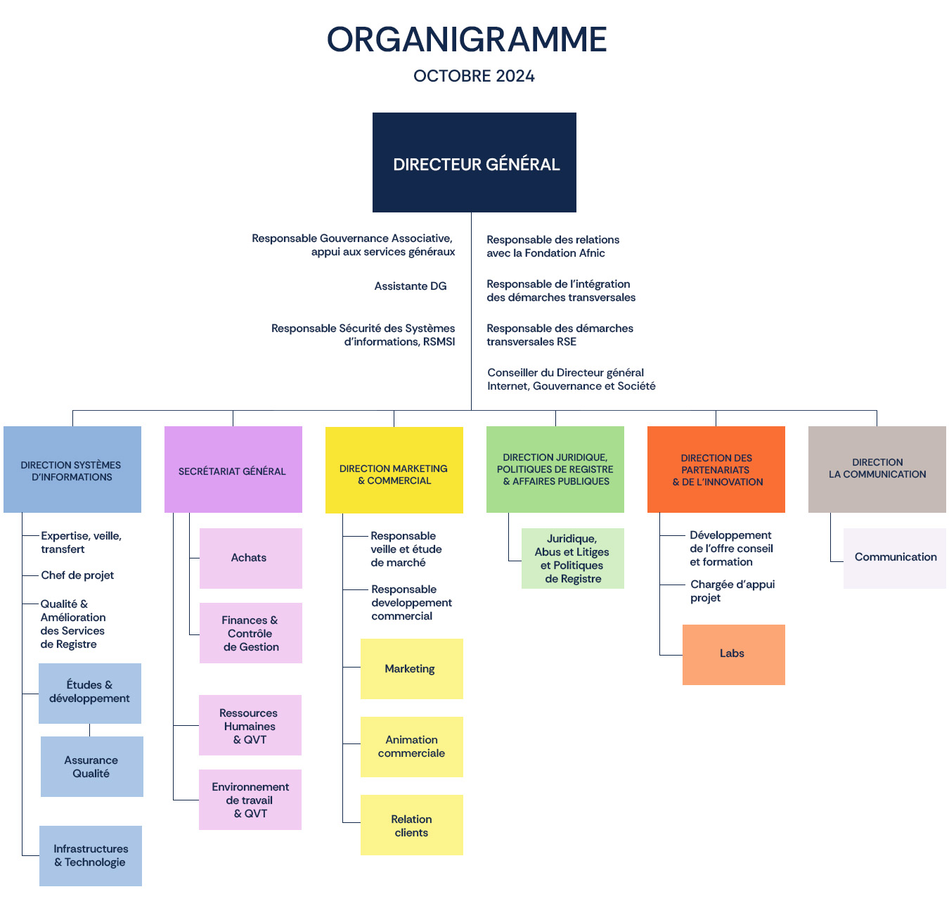 Organigramme Afnic 2024