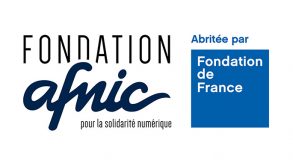 Fondation Afnic pour la solidarité numérique abritée par la Fondation de France.