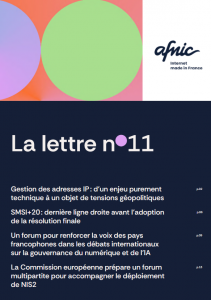 La Lettre n°11 Afnic Internet made in France
